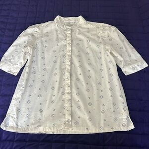LOFT short sleeve blouse